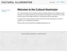 Tablet Screenshot of culturalilluminator.com
